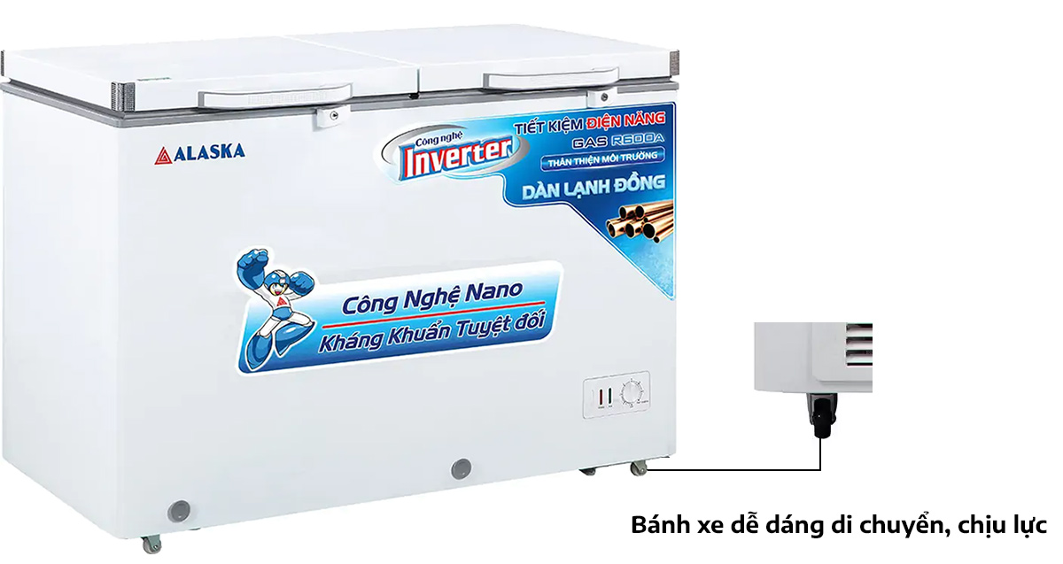 Bánh xe dễ dàng di chuyển