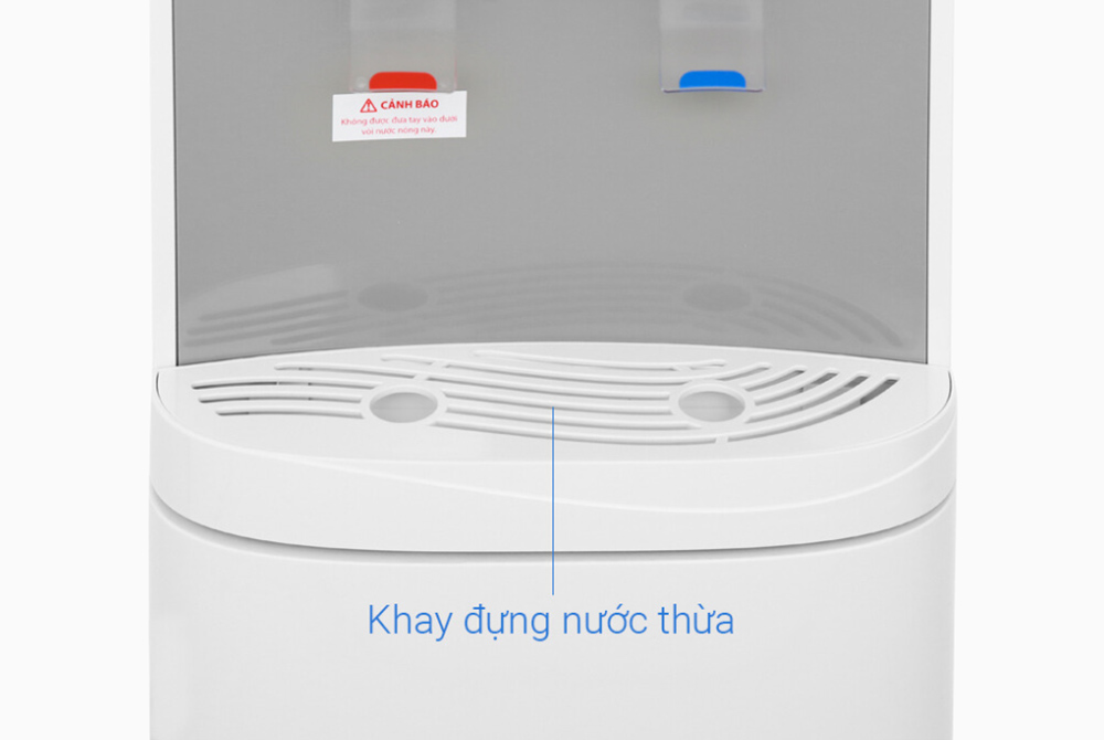 Máy nóng lạnh Toshiba sở hữu khay đựng nước tràn lớn