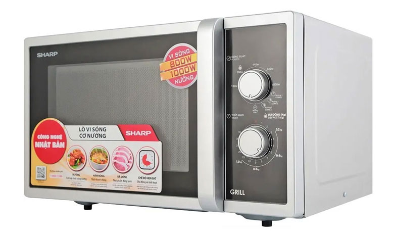 Lò vi sóng Sharp R-G322VN-S - Thiết kế hiện đại, sang trọng