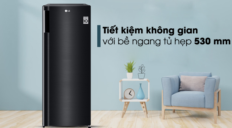 Tủ đông LG 165 lít GN-F304WB kích thước nhỏ gọn
