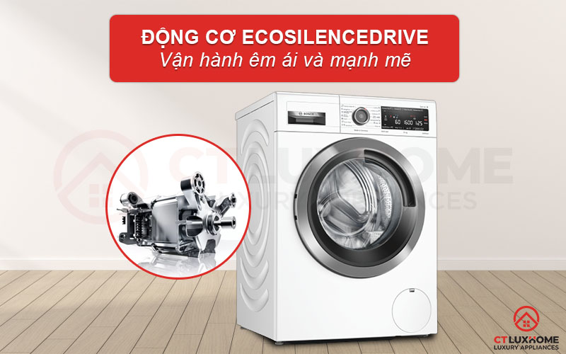 Vận hành máy êm ái hơn nhờ động cơ EcoSilence Drive