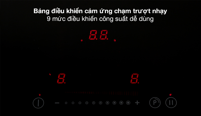 Bảng điều khiển - Bếp từ hồng ngoại Hafele HC-M772D (536.61.695)