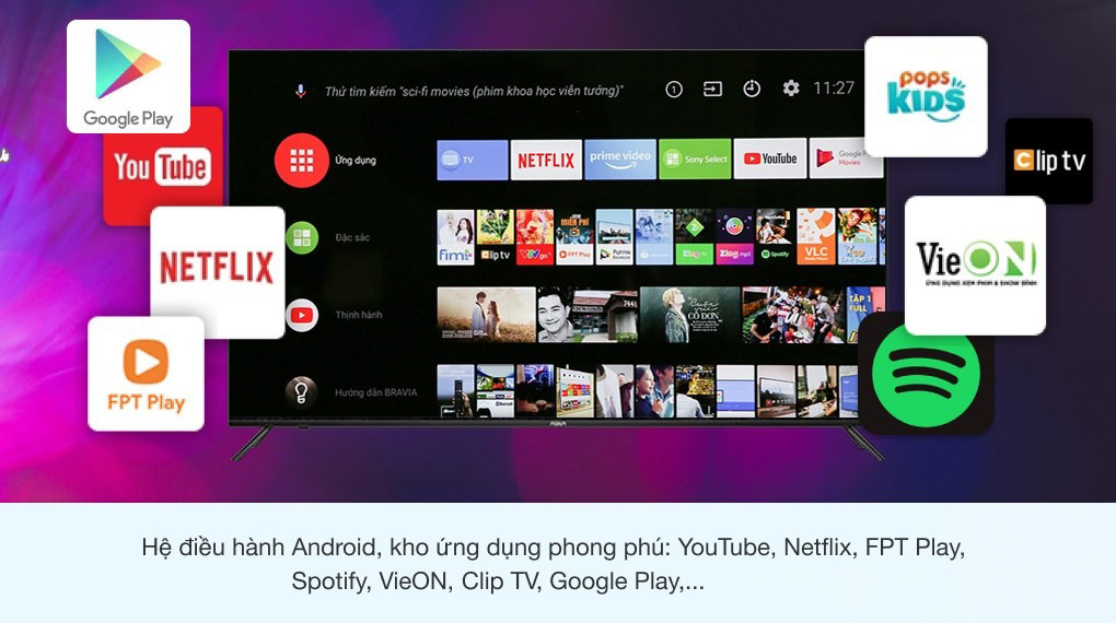 Android Tivi AQUA 4K 55 inch LE55AQT6600UG