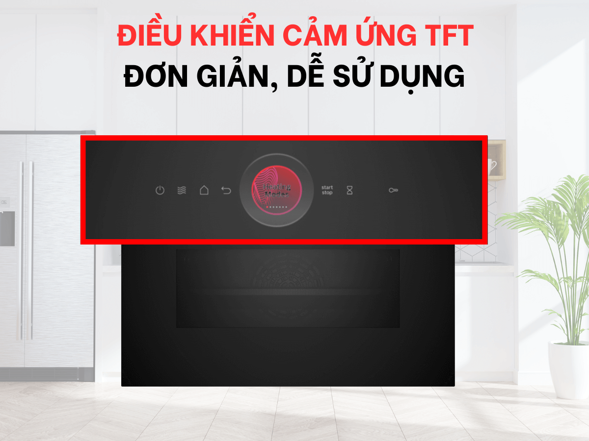 Bảng điều khiển cảm ứng TFT và vòng xoay cảm ứng