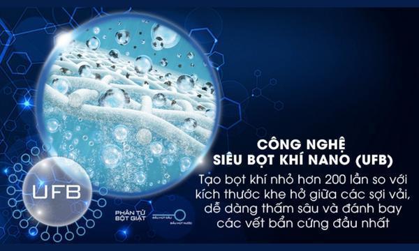 Máy giặt Toshiba Inverter 13 kg AW-DUM1400LV(MK) - Siêu bọt khí Nano
