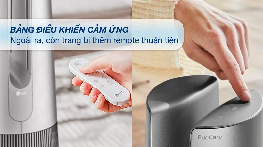 LG PuriCare AeroTower FS15GPBF0 - Bảng điều khiển