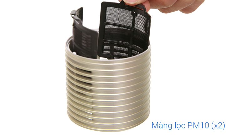 Bộ lọc bụi mịn PM 10 - Máy lọc không khí ô tô Sharp IG-GC2E Vàng champagne