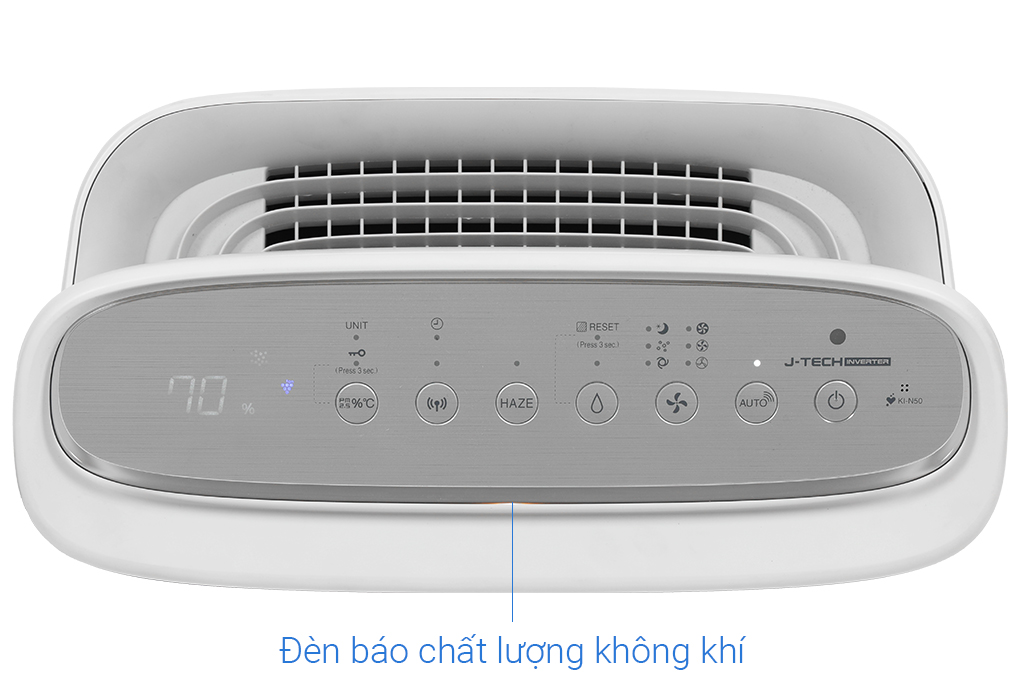 Máy lọc không khí Sharp KI-N40V-W 29W - Đèn báo chất lượng không khí