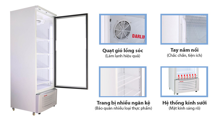 Mô tả Tủ mát Darling DL-5000A2